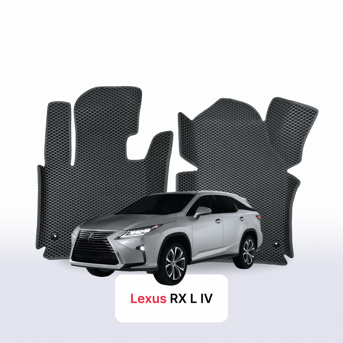 Car mats EVA for Lexus RX L 4 gen 2015-2022 year LONG SUV