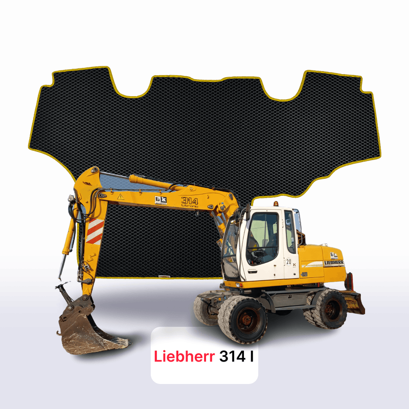 Car mats EVA for Liebherr 314 1 gen 2007-2012 year DIGGER
