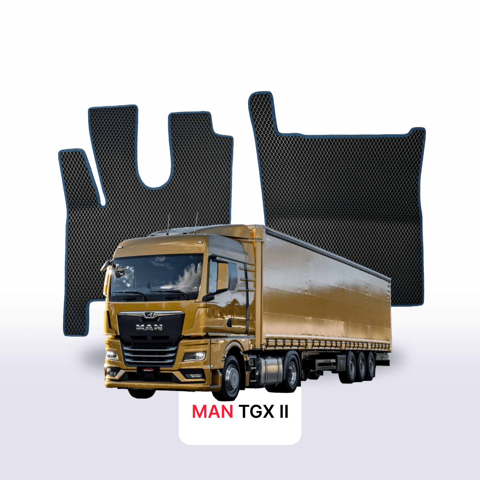 Car mats EVA for MAN TGX 2 gen 2020-2026 year TRUCK