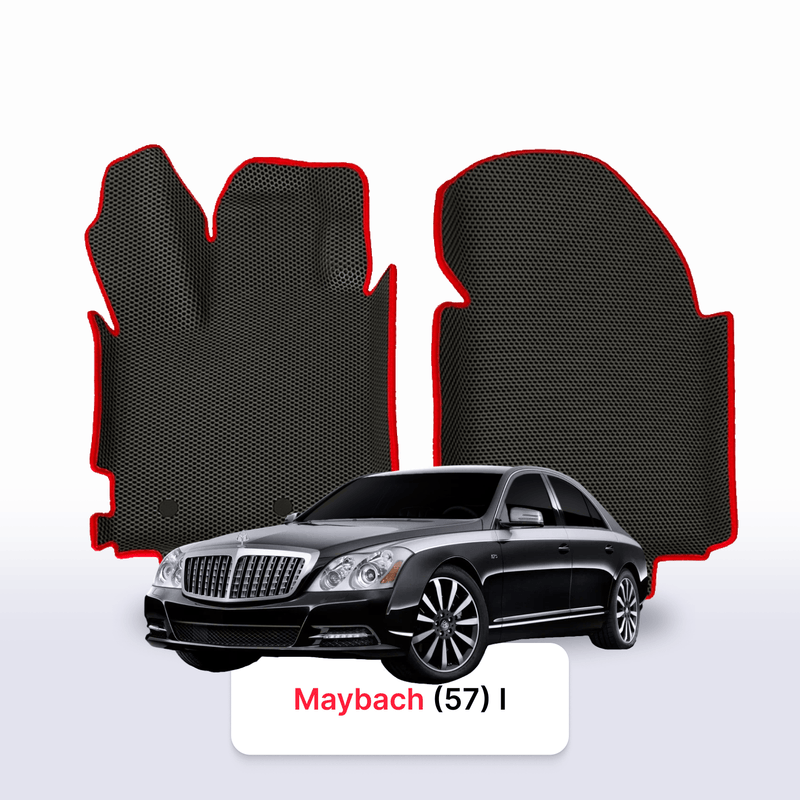 Car mats EVA for Maybach 57 1 gen 2002-2012 year SEDAN 4 seater