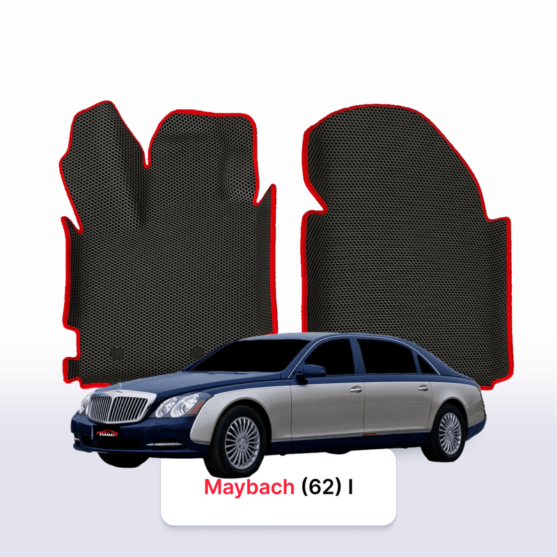 Car mats EVA for Maybach 62 1 gen 2002-2012 year SEDAN 4 seater