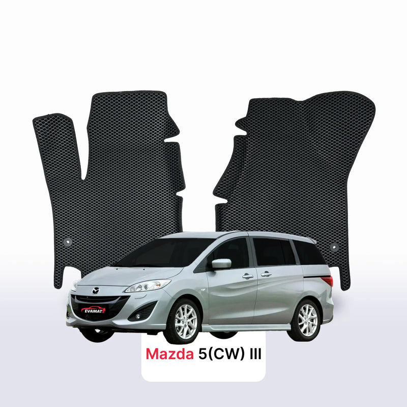 Car mats EVA for Mazda 5(CW) 3 gen 2010-2018 year Minivan