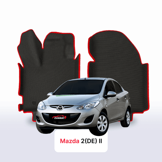 Car mats EVA for Mazda 2(DE) 2 gen 2007-2014 year SEDAN