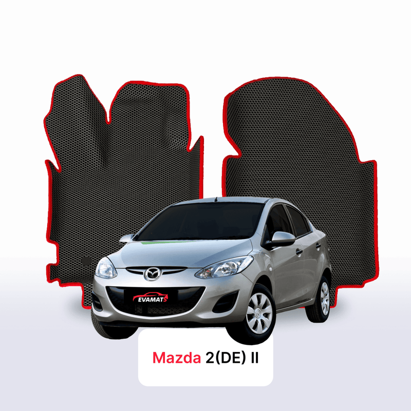 Car mats EVA for Mazda 2(DE) 2 gen 2007-2014 year SEDAN