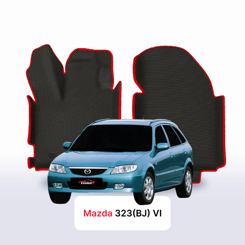 Car mats EVA for Mazda 323(BJ) 6 gen 1998-2003 year HATCHBACK 5 door