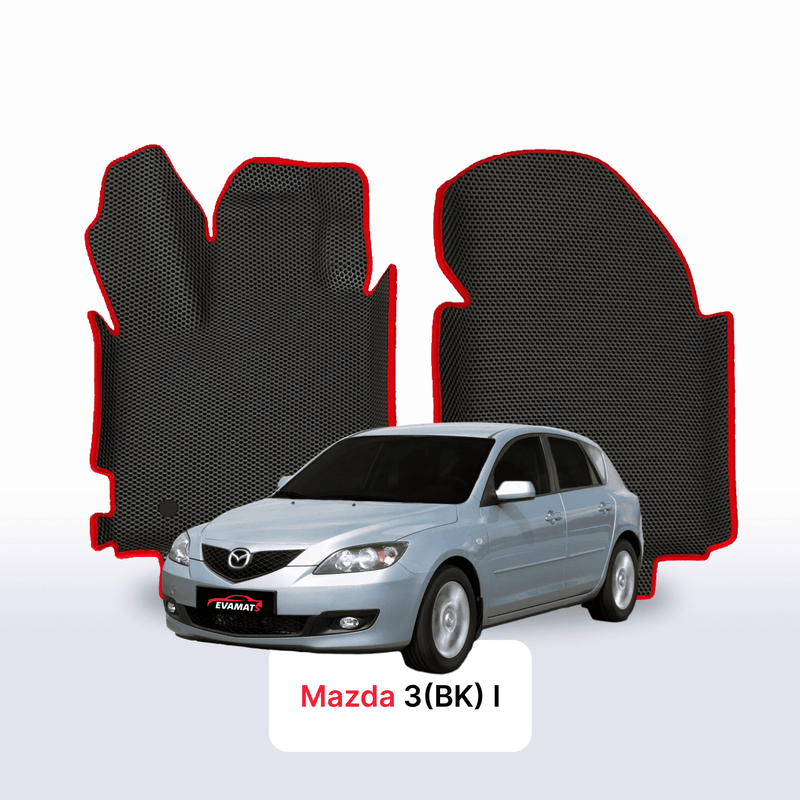 Car mats EVA for Mazda 3(BK) 1 gen 2003-2009 year HATCHBACK 5 door