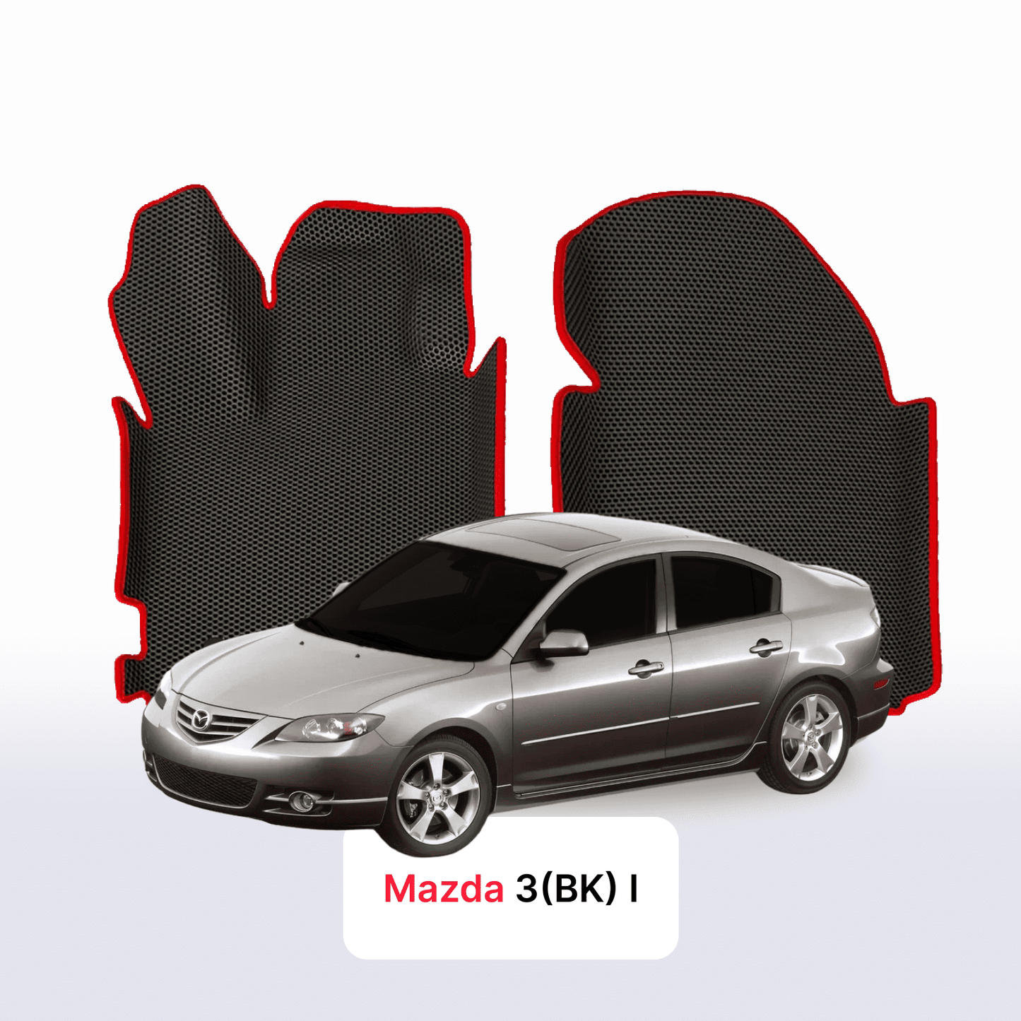 Car mats EVA for Mazda 3(BK) 1 gen 2003-2009 year SEDAN