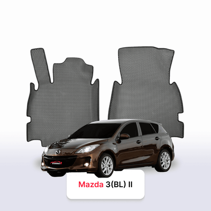 Car mats EVA for Mazda 3(BL) 2 gen 2008-2013 year HATCHBACK 5 door