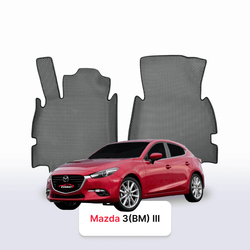 Car mats EVA for Mazda 3(BM) 3 gen 2013-2019 year HATCHBACK 5 door
