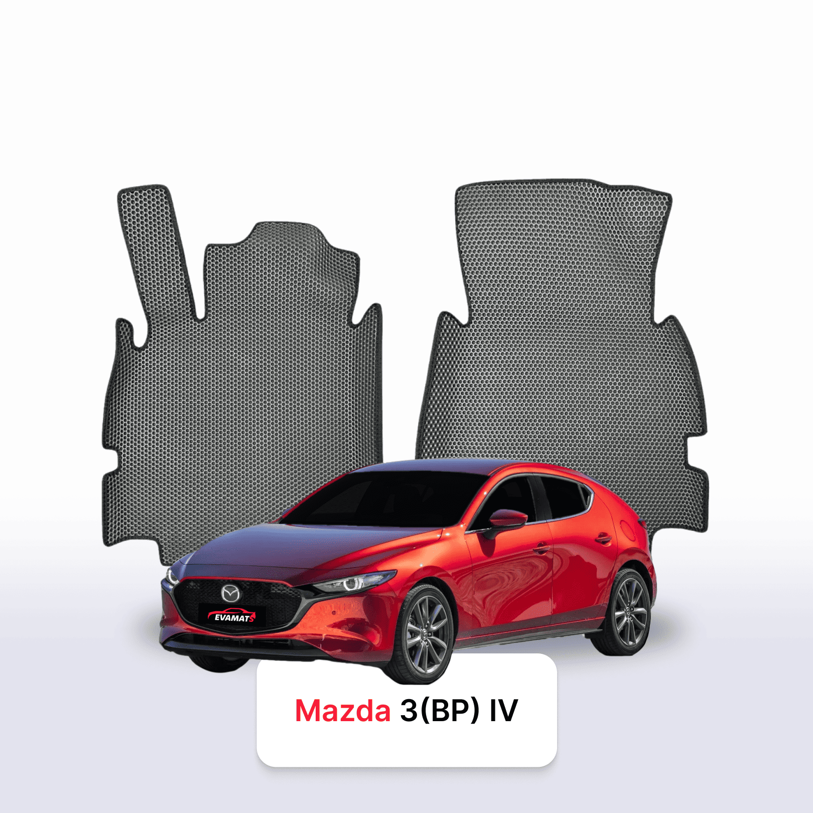 Car mats EVA for Mazda 3(BP) 4 gen 2019-2028 year HATCHBACK 5 door