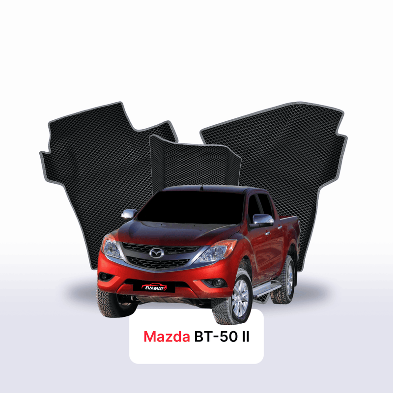 Car mats EVA for Mazda BT-50 2 gen 2015-2020 year PICK-UP double cabin