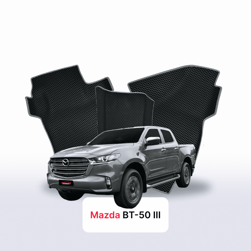Car mats EVA for Mazda BT-50 3 gen 2020-2028 year PICK-UP  double cabin