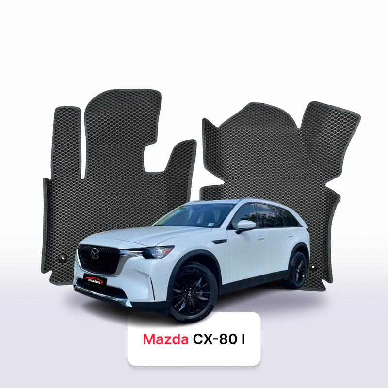 Car mats EVA for Mazda CX-80 1 gen 2024-2028 year SUV