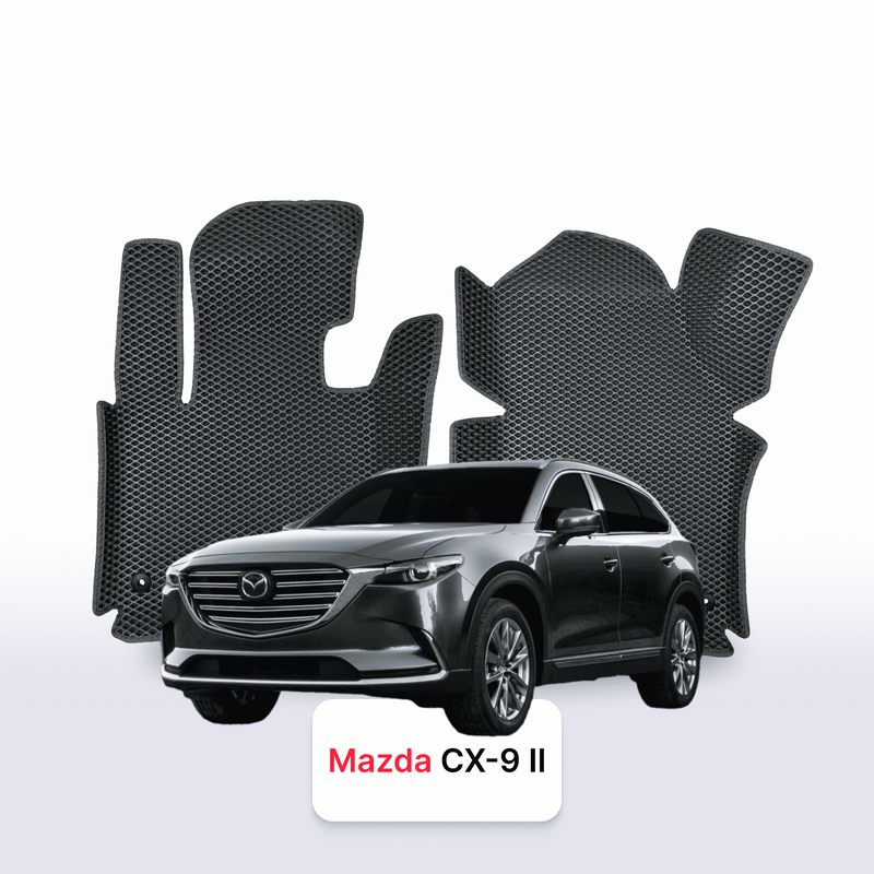 Car mats EVA for Mazda CX-9 2 gen 2016-2025 year SUV