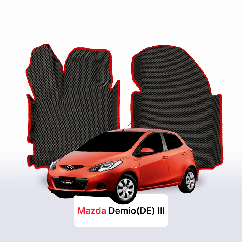 Car mats EVA for Mazda Demio(DE) 3 gen 2007-2014 year HATCHBACK 5 door