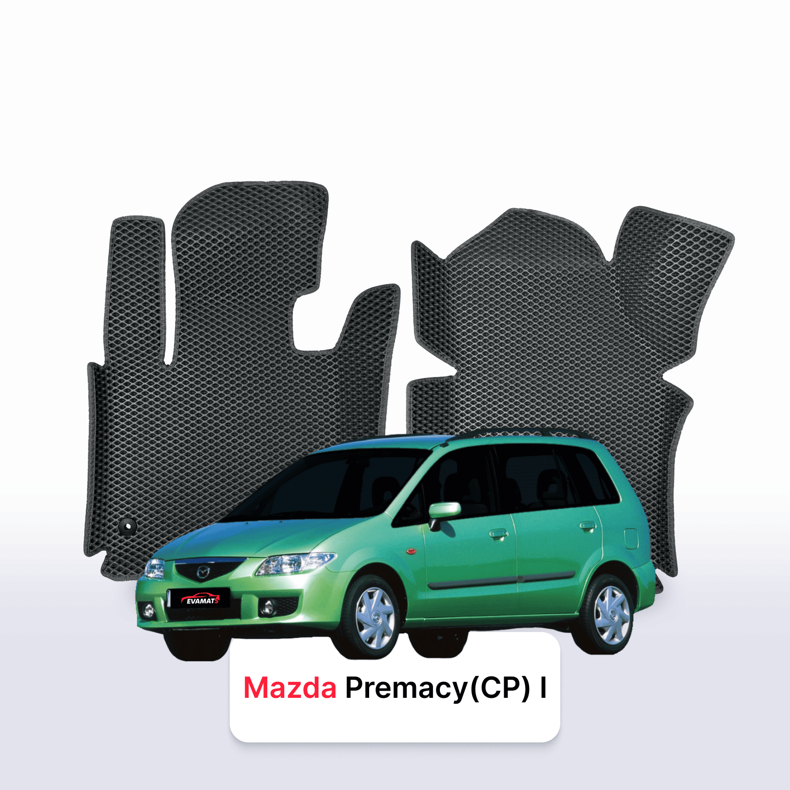 Car mats EVA for Mazda Premacy(CP) 1 gen 1999-2005 year Minivan