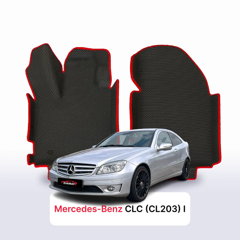 Car mats EVA for Mercedes-Benz CLC (CL203) 1 gen 2008-2011 year HATCHBACK 3 door