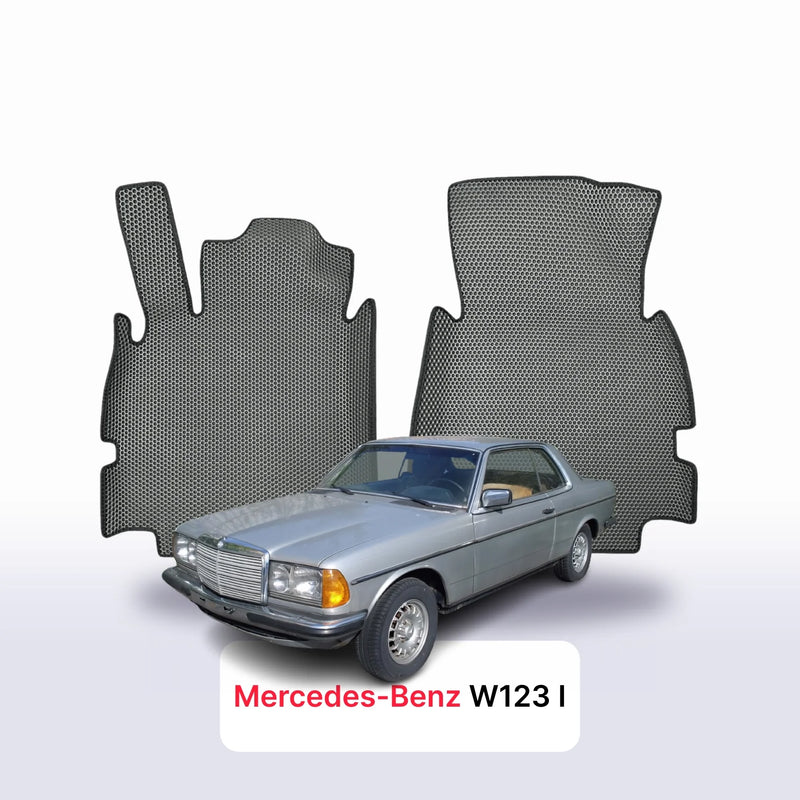 Car mats EVA for Mercedes-Benz W123 1 gen 1975-1986 year COUPE