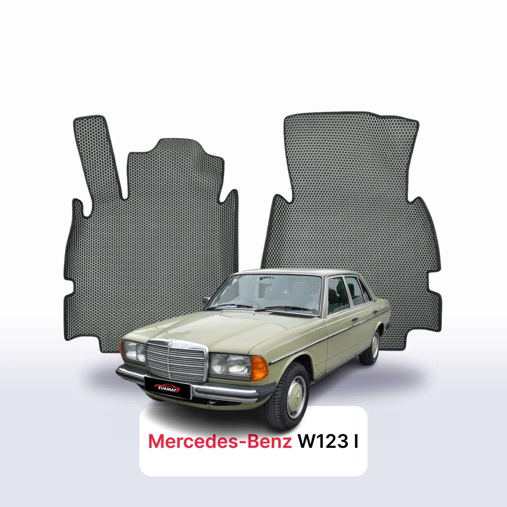 Car mats EVA for Mercedes-Benz W123 1 gen 1975-1986 year SEDAN