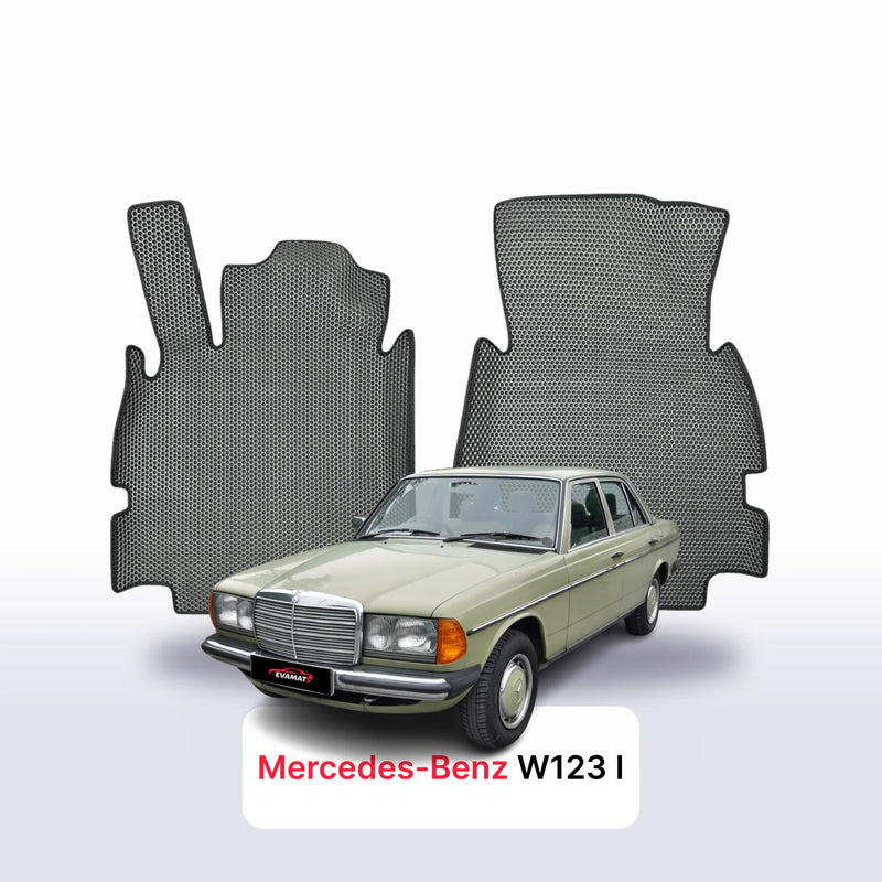 Car mats EVA for Mercedes-Benz W123 1 gen 1975-1986 year SEDAN