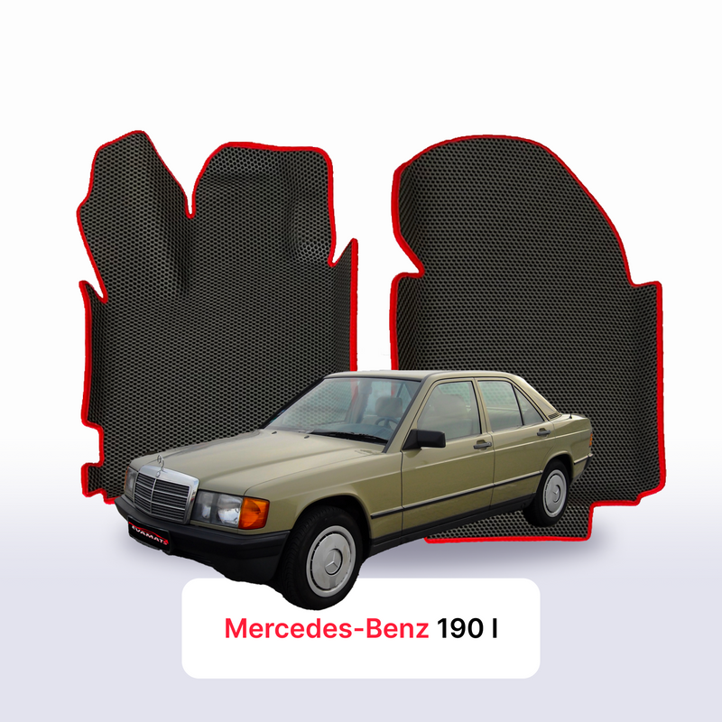 Car mats EVA for Mercedes-Benz 190 (W201) 1982-1993 year SEDAN