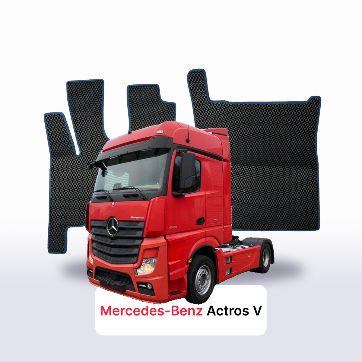 Car mats EVA for Mercedes-Benz Actros 5 gen 2019-2027 year TRUCK