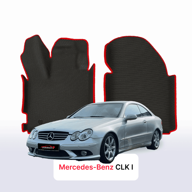 Car mats EVA for Mercedes-Benz CLK 1 gen (C208) 1997-2002 year COUPE
