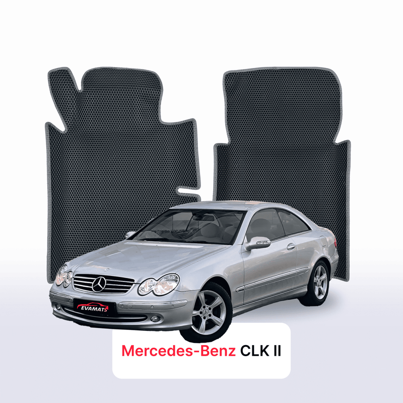 Car mats EVA for Mercedes-Benz CLK 2 gen (C209) 2002-2009 year COUPE