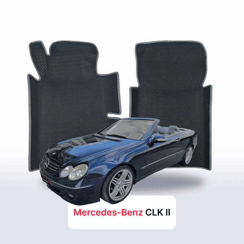 Car mats EVA for Mercedes-Benz CLK 2 gen (C209) 2002-2009 year CABRIO
