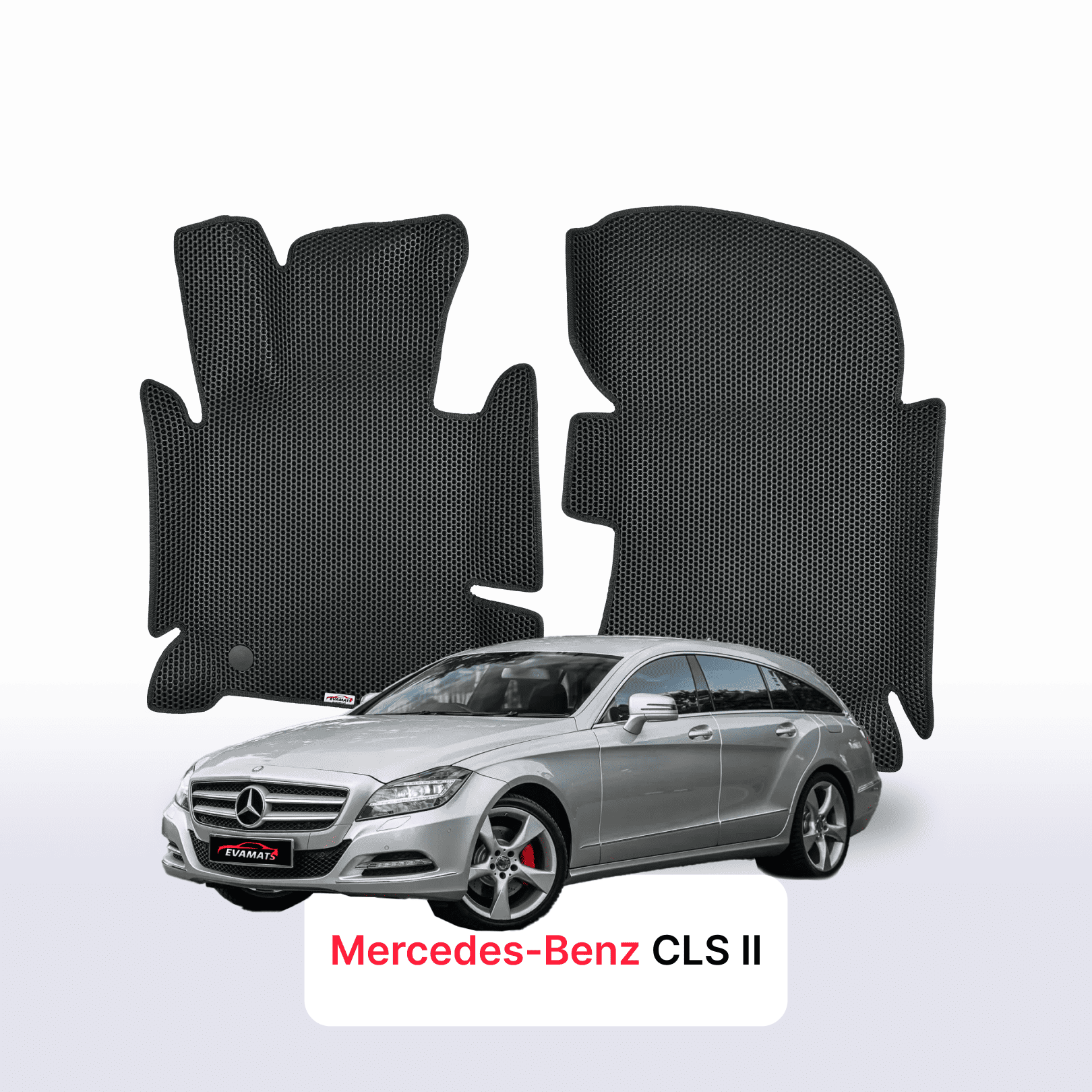 Car mats EVA for Mercedes-Benz CLS 2 gen (X218) 2010-2018 year STATION WAGON