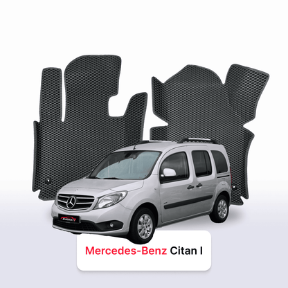 Car mats EVA for Mercedes-Benz Citan 1 gen (W415) 2012-2021 year STATION WAGONVAN