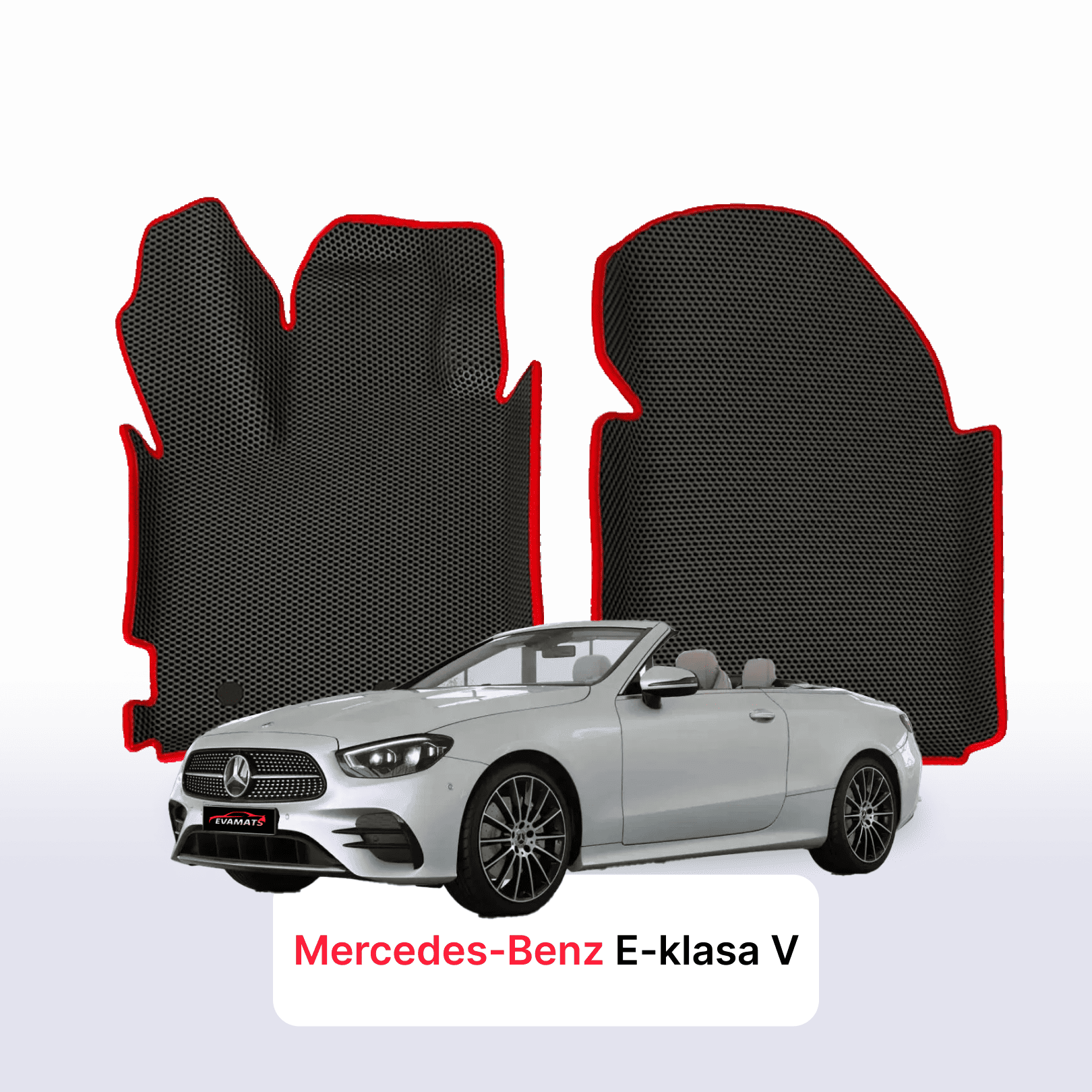 Car mats EVA for Mercedes-Benz E-klasa 5 gen (A238) 2016-2023 year CABRIO