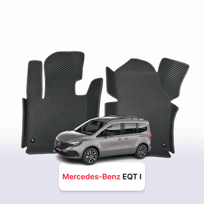 Car mats EVA for Mercedes-Benz EQT 1 gen 2021-2026 year MINIVAN 7  seater