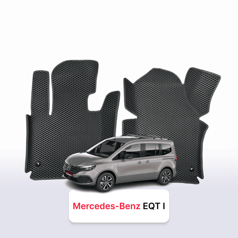 Car mats EVA for Mercedes-Benz EQT 1 gen 2021-2026 year MINIVAN 7  seater