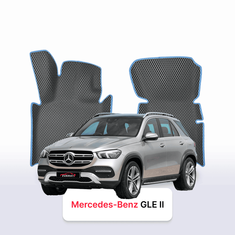 Car mats EVA for Mercedes-Benz GLE 2 gen (W167) 2019-2027 year SUV 7  seater