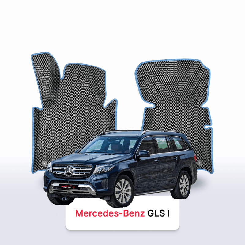 Car mats EVA for Mercedes-Benz GLS 1 gen (X166) 2015-2019 year SUV 5 door