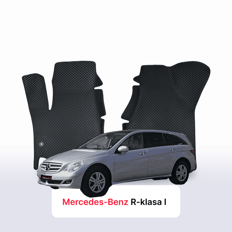 Car mats EVA for Mercedes-Benz R-klasa (W251) 2005-2013 year LONG MINIVAN 6 seater