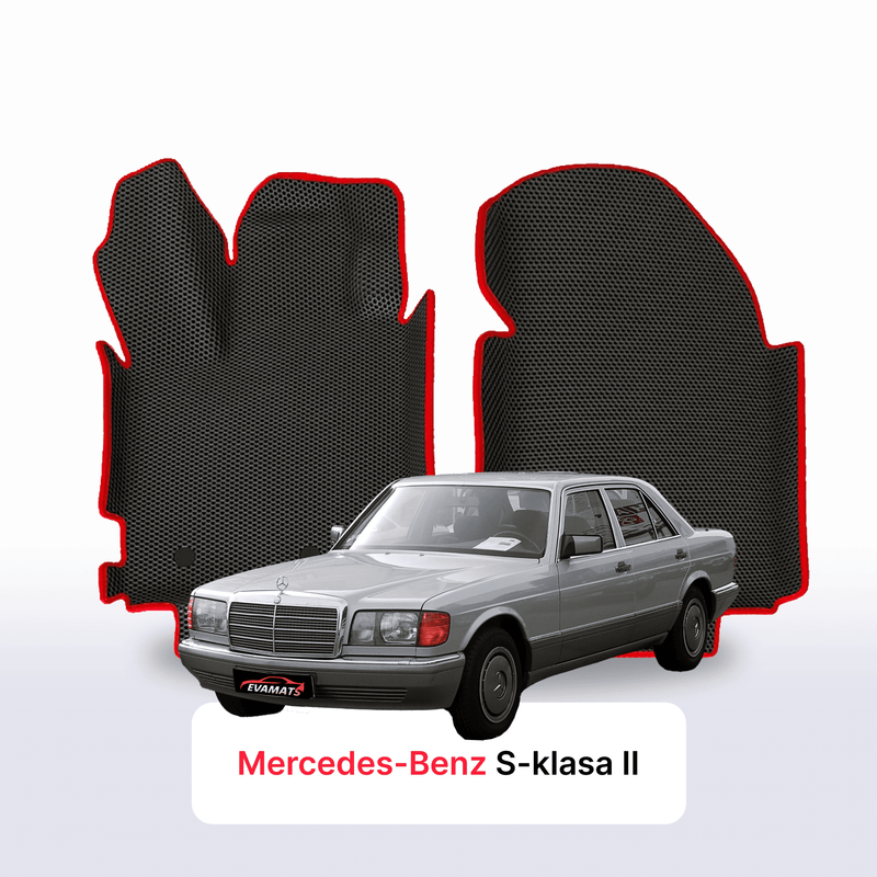 Car mats EVA for Mercedes-Benz S-klasa 2 gen (W126) 1979-1994 year SEDAN