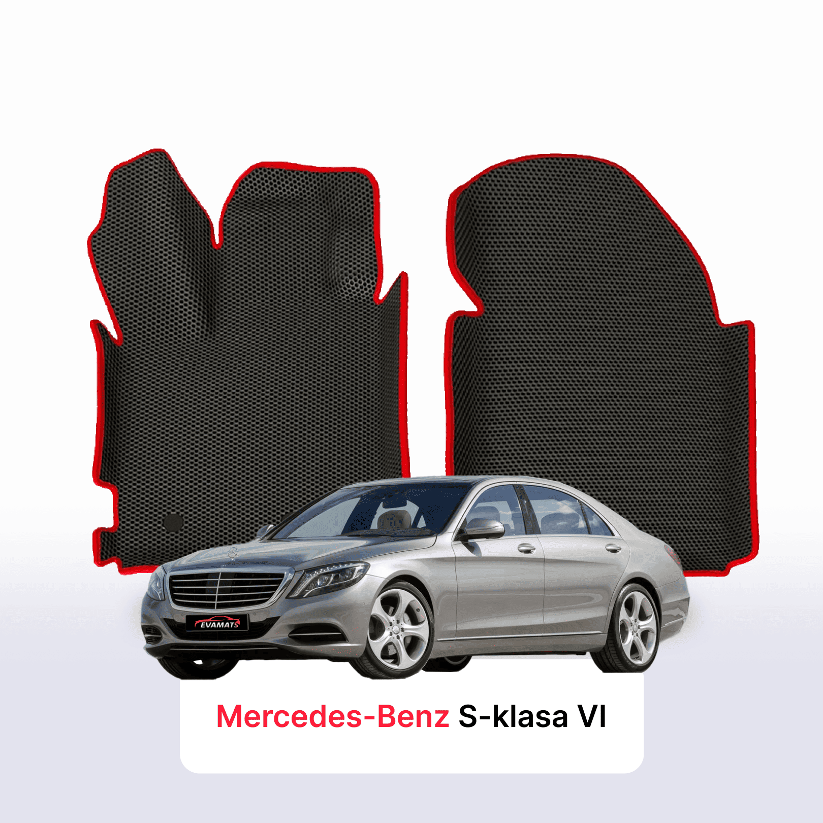 Car mats EVA for Mercedes-Benz S-klasa 6 gen (W222) 2013-2020 year SEDAN