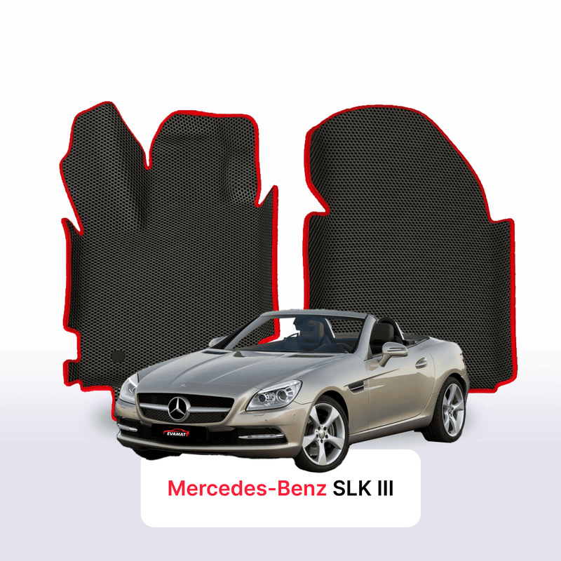 Car mats EVA for Mercedes-Benz SLK/SLC 3 gen (R172) 2011-2020 year Coupe-Cabrio