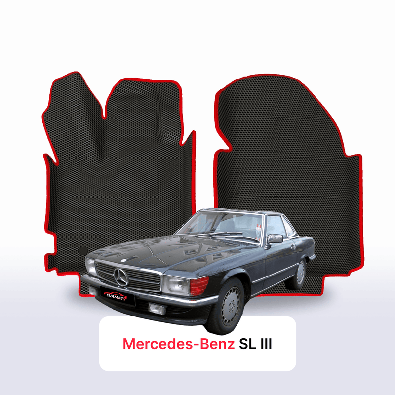 Car mats EVA for Mercedes-Benz SL 3 gen (R107) 1971-1989 year COUPE