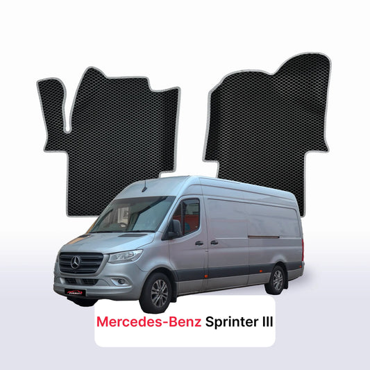 Car mats EVA for Mercedes-Benz Sprinter 3 gen (W907/W910) 2018-2027 year VAN