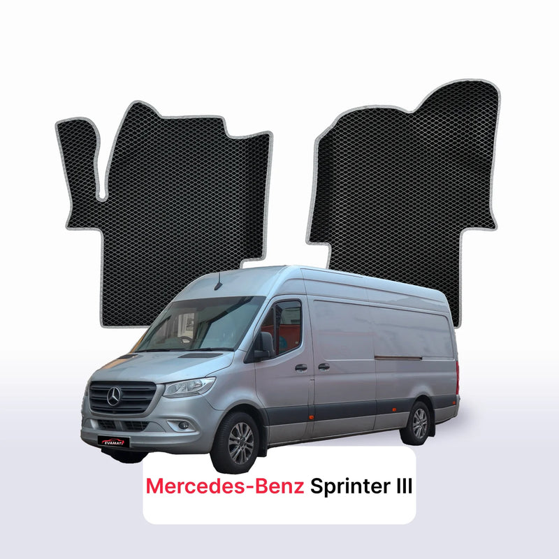 Car mats EVA for Mercedes-Benz Sprinter 3 gen (W907/W910) 2018-2027 year VAN