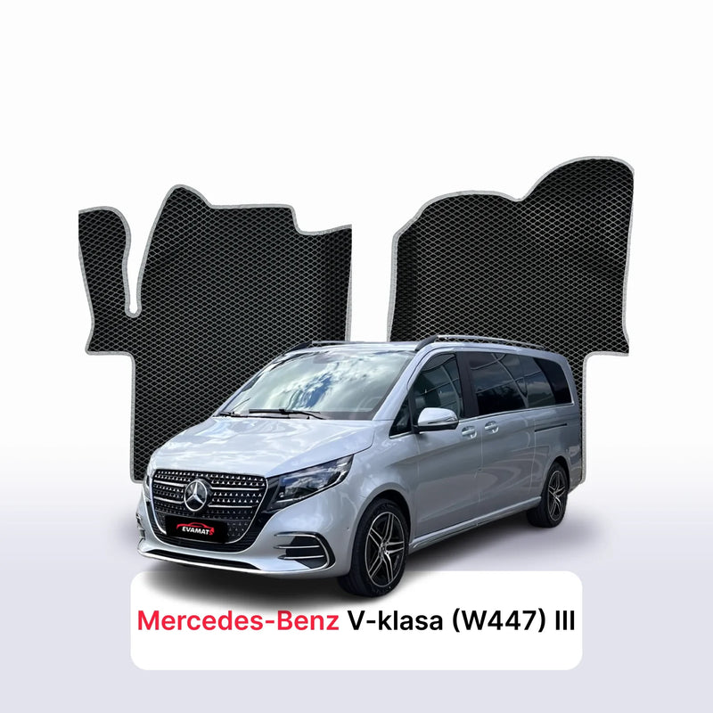 Car mats EVA for Mercedes-Benz V-klasa (W447) 3 gen 2024-2028 year BUS Exclusive