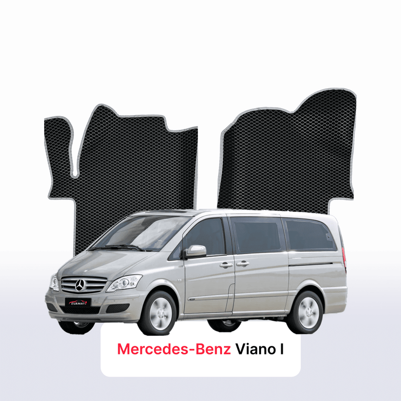 Car mats EVA for Mercedes-Benz Viano 2 gen (W639) 2003-2014 year LONG MINIVAN