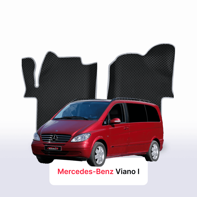 Car mats EVA for Mercedes-Benz Viano 2 gen (W639) 2003-2014 year MINIVAN 7 seater