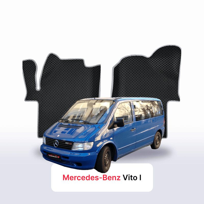 Car mats EVA for Mercedes-Benz Vito 1 gen (W638) 1996-2003 year MINIVAN