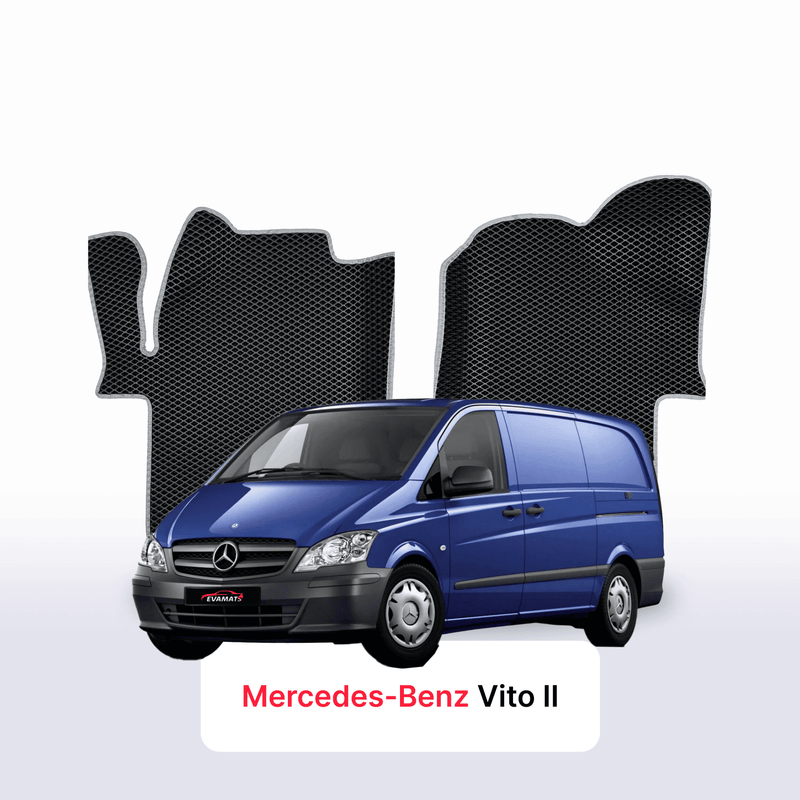 Car mats EVA for Mercedes-Benz Vito 2 gen (W639) 2003-2014 year VAN