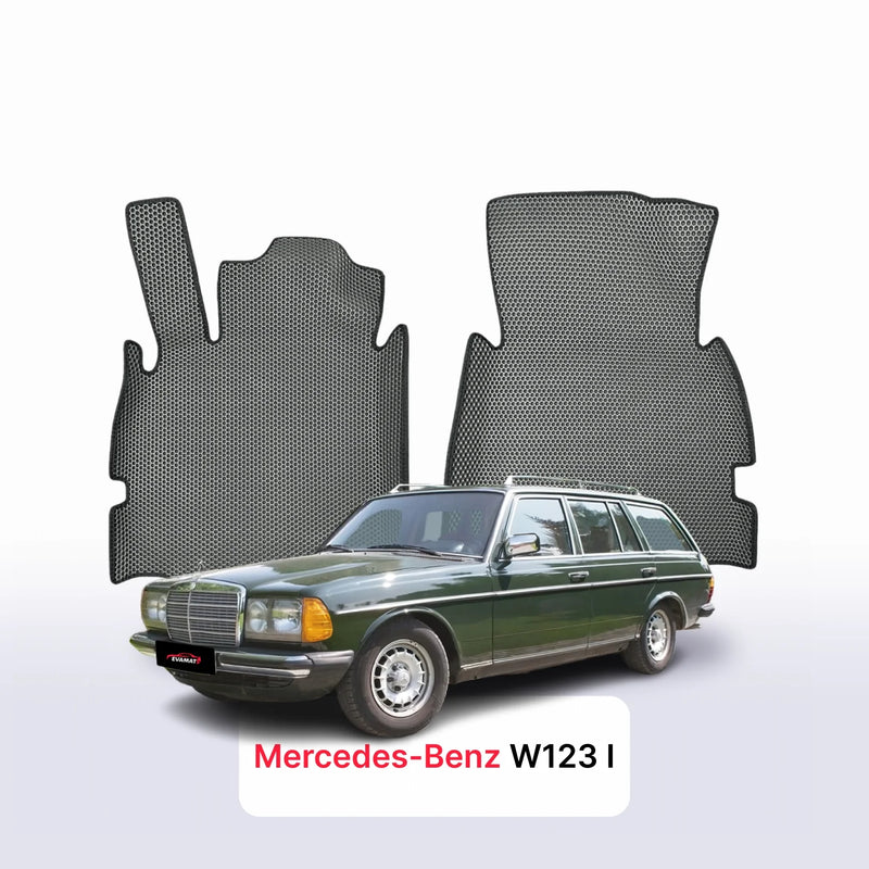 Car mats EVA for Mercedes-Benz W123 1 gen 1975-1986 year STATION WAGON
