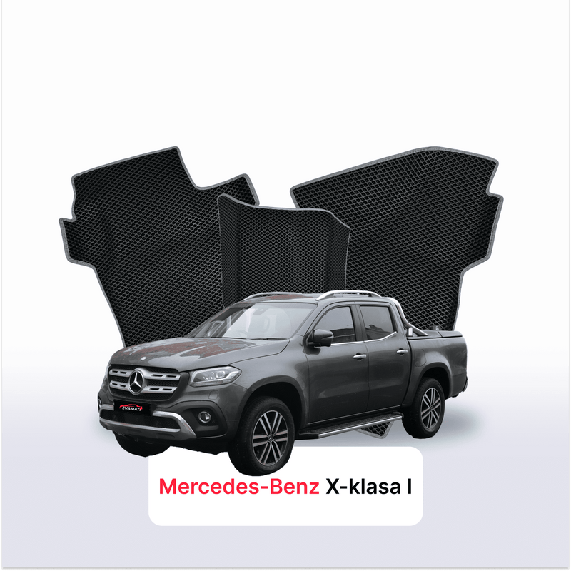 Car mats EVA for Mercedes-Benz X-klasa 1 gen 2017-2020 year PICK-UP
